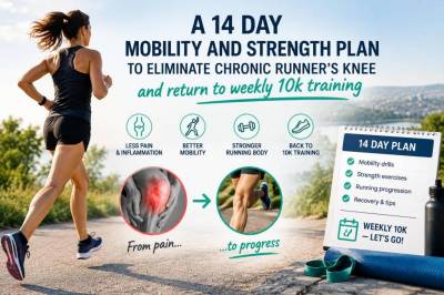 A 14-day mobility and strength plan to eliminate chronic runner's knee and return to weekly 10k training