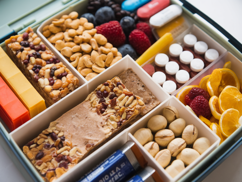 What to pack in a seven-day travel nutrition kit to maintain energy and training intensity on the road