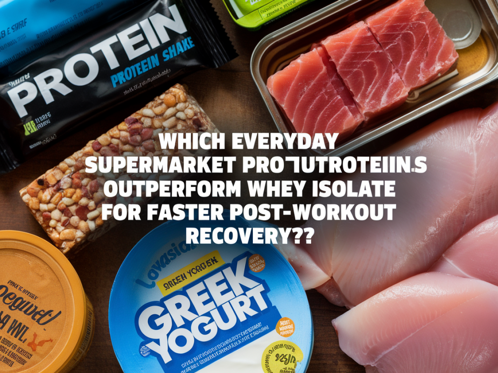 Which everyday supermarket proteins outperform whey isolate for faster post-workout recovery?